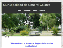 Tablet Screenshot of galarza.gov.ar